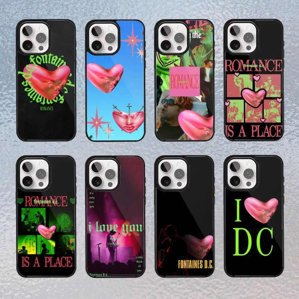 

F-Fontaines DC Romance Phone Case For iPhone17,16,15,14,13,12,11 Plus,Pro Max Magnetic Magsafe Wireless Charging