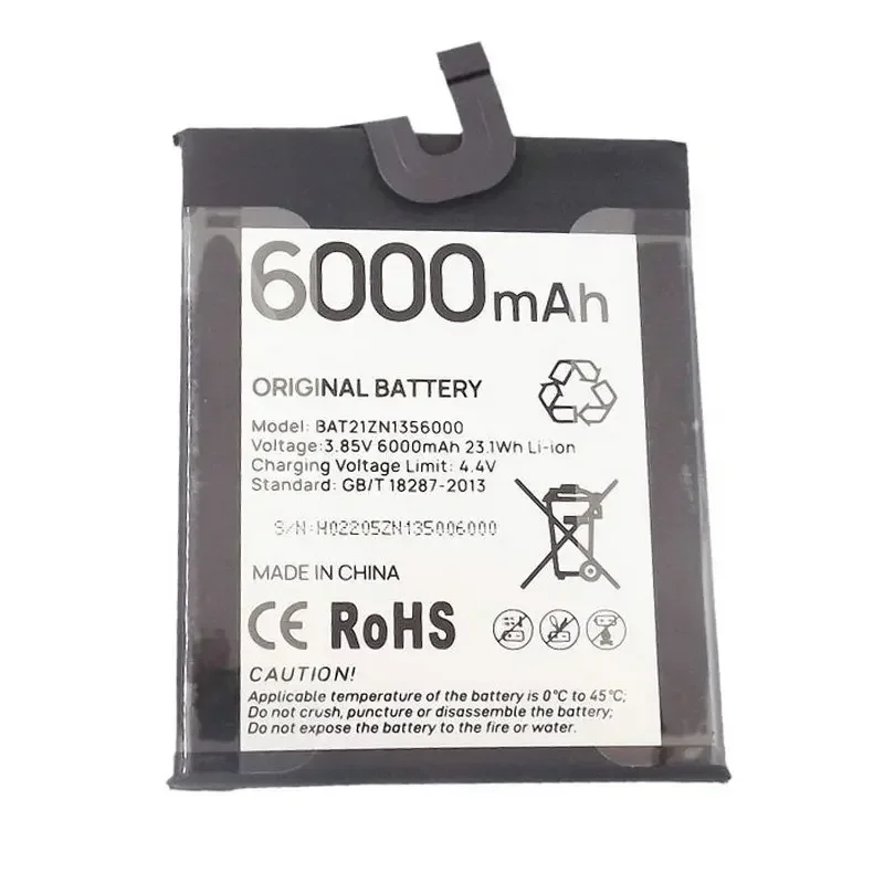 Battery for Doogee S98 Pro S99 S98 Original Bateria 6.3\