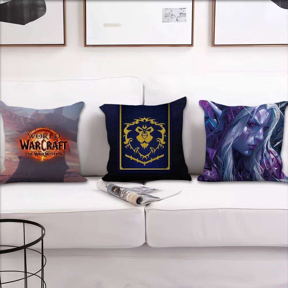 cushion cover Game World Pillow Case WOW Room Warcraft of Bedroom Sofa Living Backrest Car Square Headboard