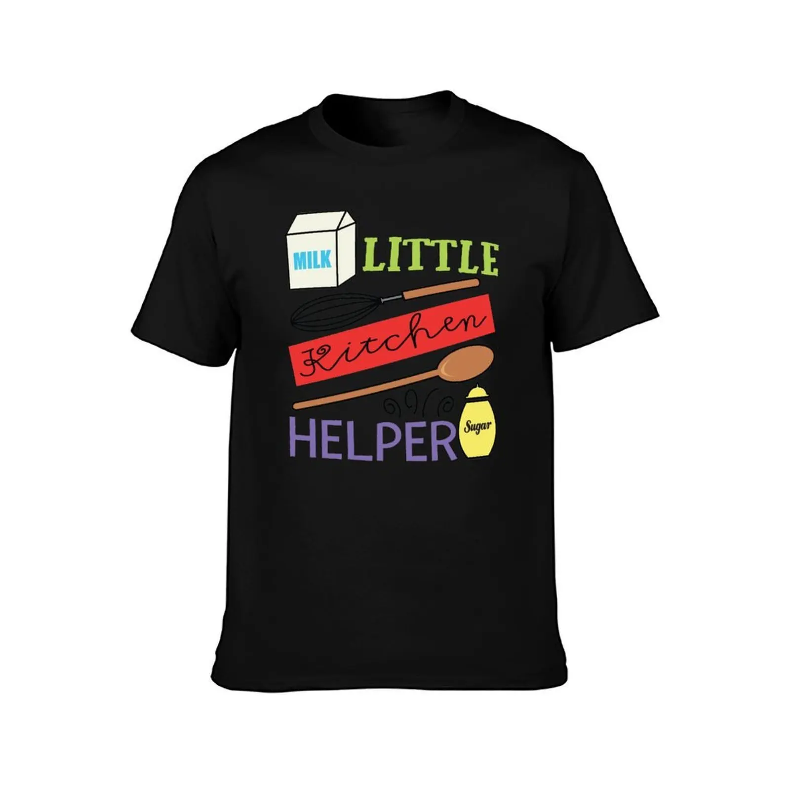 Little Kitchen Helper T-Shirt Big and Tall Gym T-Shirt