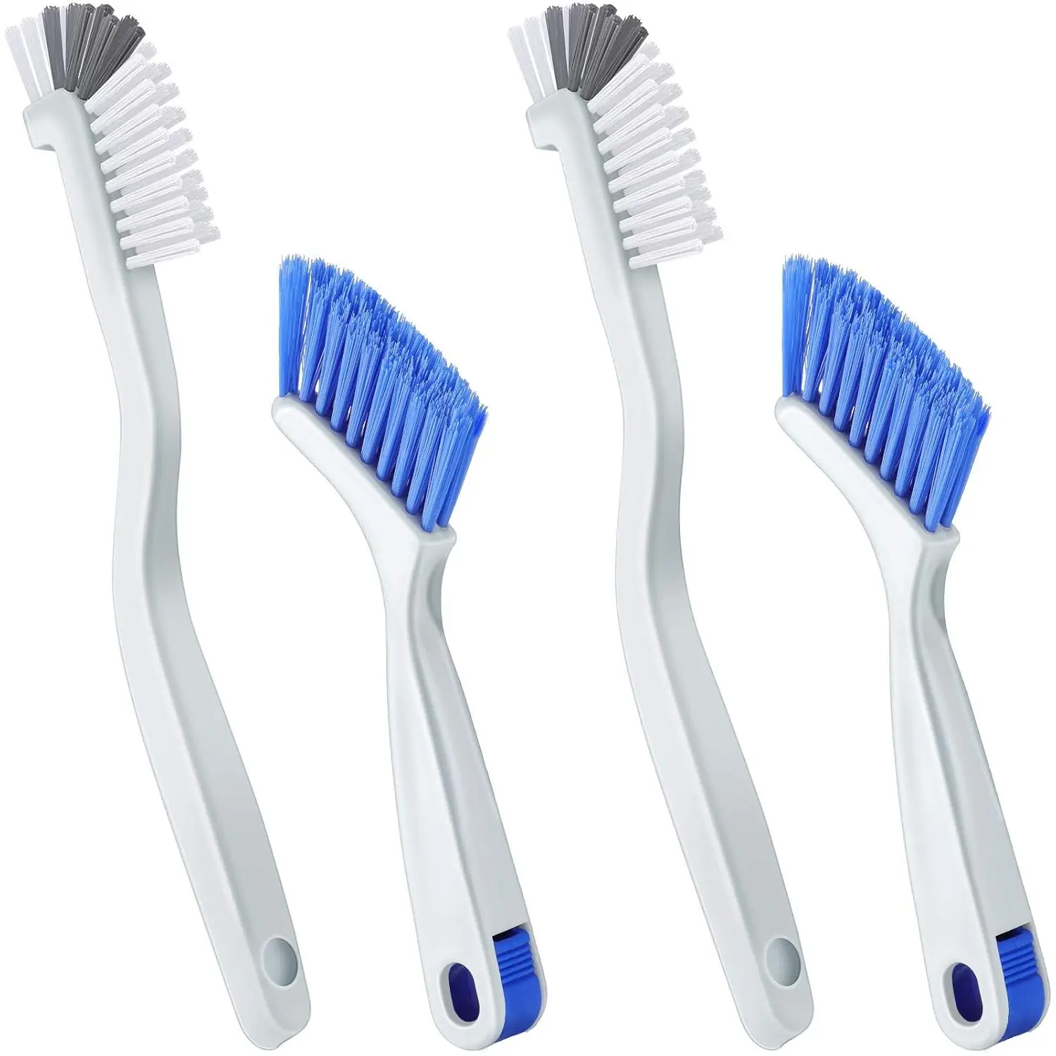 

4 Pieces Cleaning Brush Sets Small Scrub Brush Household Use for Cleaning Bottle Sink Kitchen Sink Corner Dish Edge Grou