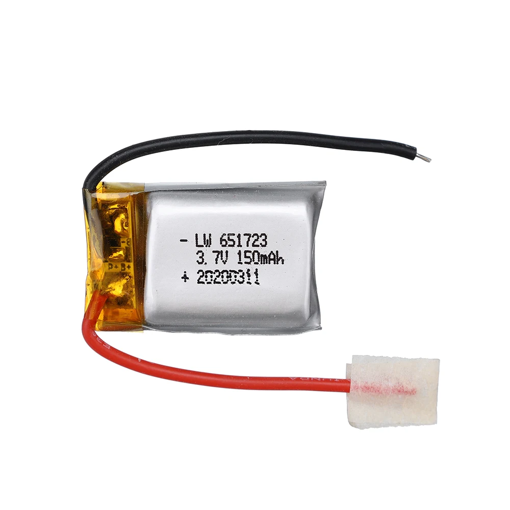 3.7V 150mAh 180mah Lipo Battery for Syma S107 S107G S107-19 for Skytech M3 RC Airplane Helicopter Drone Parts 651723 Battery