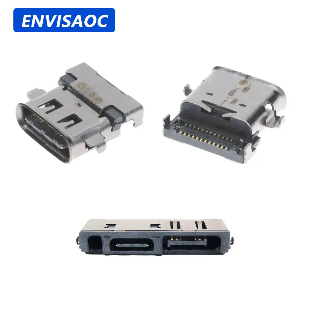Para ThinkPad X280 X390 X395 T480S T490 T495 L380 L390 L13 X13 Gen 1 portátil tipo c puerto de carga DC-IN conector de alimentación Jack