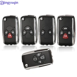 Jingyuqin – télécommande à 2/3/4 boutons pour Toyota Corolla RAV4 Camry Avlon, étui pour clé de voiture