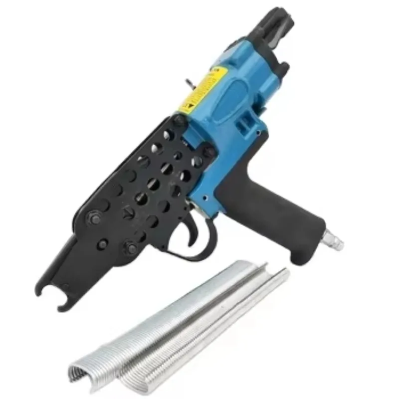 

DIY Grade C760A C17 SC-660 Pneumatic Staple Hog Ring Pliers Gun Stainless Steel Air Hog Ring Gun