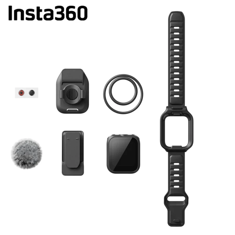 인스타360 X5/에이스 프로 2 GPS 프리뷰 리모컨 (내장 마이크 포함) 인스타 360 X5/에이스 프로 2용 정품 액세서리