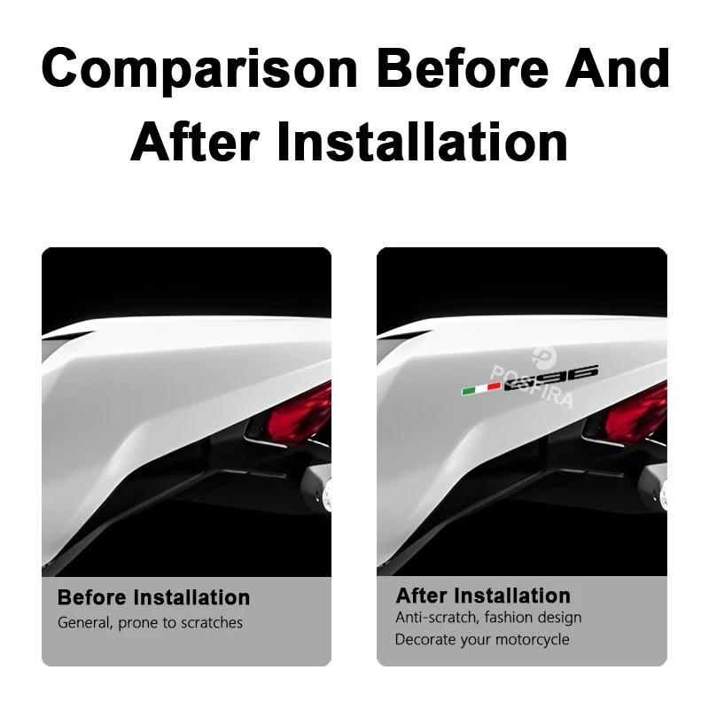 

motocicleta calcomanías impermeables para Ducati Monster 696 accesorios Monster696 2008-2015 pegatina de vinilo para motocicleta