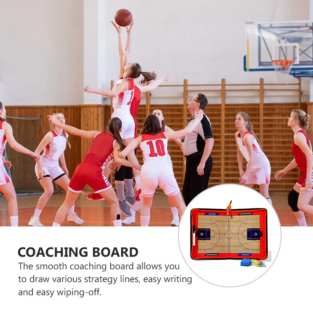 

Набор магнитных досок для баскетбольного тренерства: портативная складная доска-планшет, легко стираемая, для тренировок, тактики, стратегии и планирования матчей