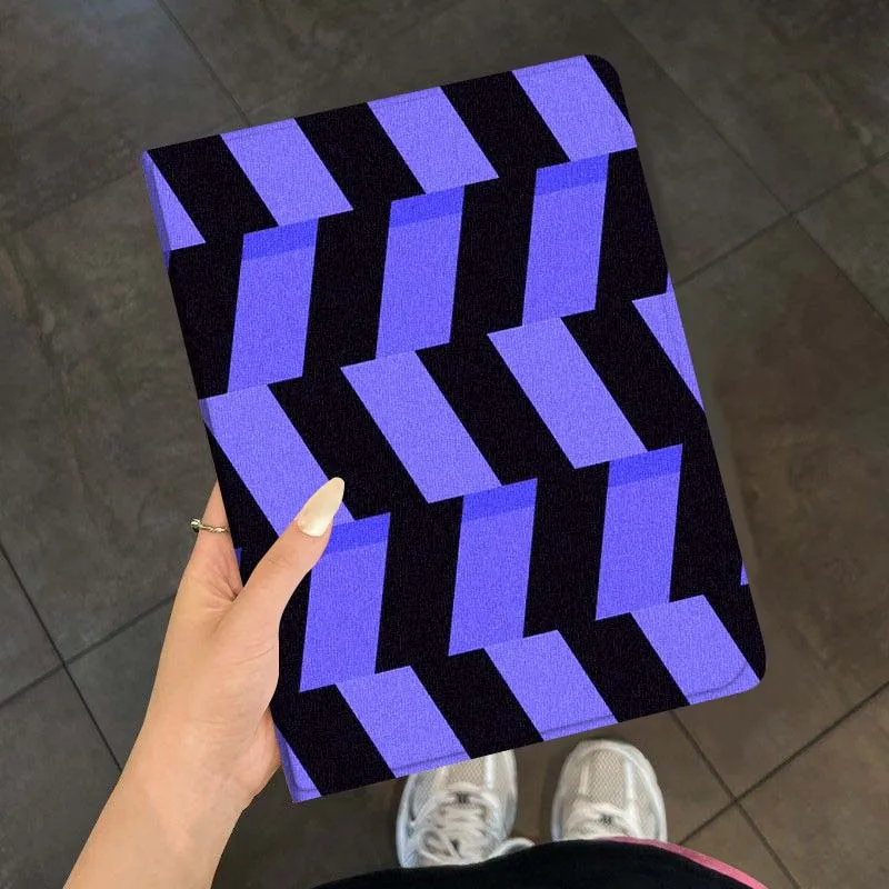 

Creative design lines For Samsung Galaxy Tab S7 S8 S9 S10 11 12.4 13.1 FE Plus Lite Inch Cover Tablet Case