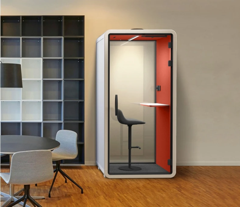 Soundproof Studio Silent Pod Space Bed Pod Indoor Mobile Studio Cabin Meeting Office Pod view 5