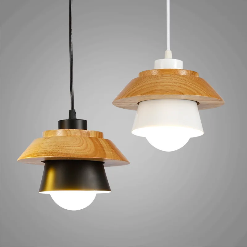 

Colorful Pendant Lights Macaron Nordic Wood Ceiling Lamp Lustres Art Decor Hanglamp Living Room Suspension Luminaire Lamparas
