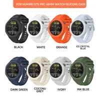Silicone Protective Case Shell for Huawei Watch GT5 Pro 46MM Watchband Sport Bracelet Protective Cover for GT 5 Pro Watch Band