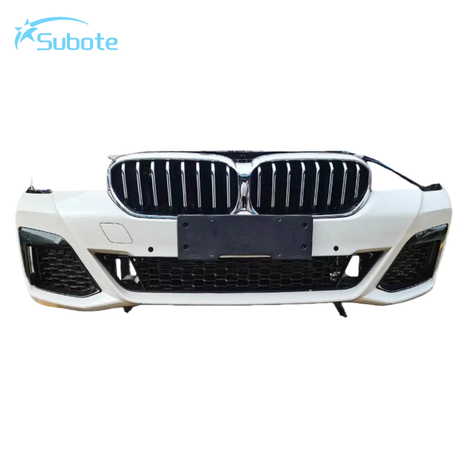 Front and Rear Bumpers Upgrade Modification Applicable with Cars Radiator Grille for New 5 Series G30 G38 LCI 530i 535i