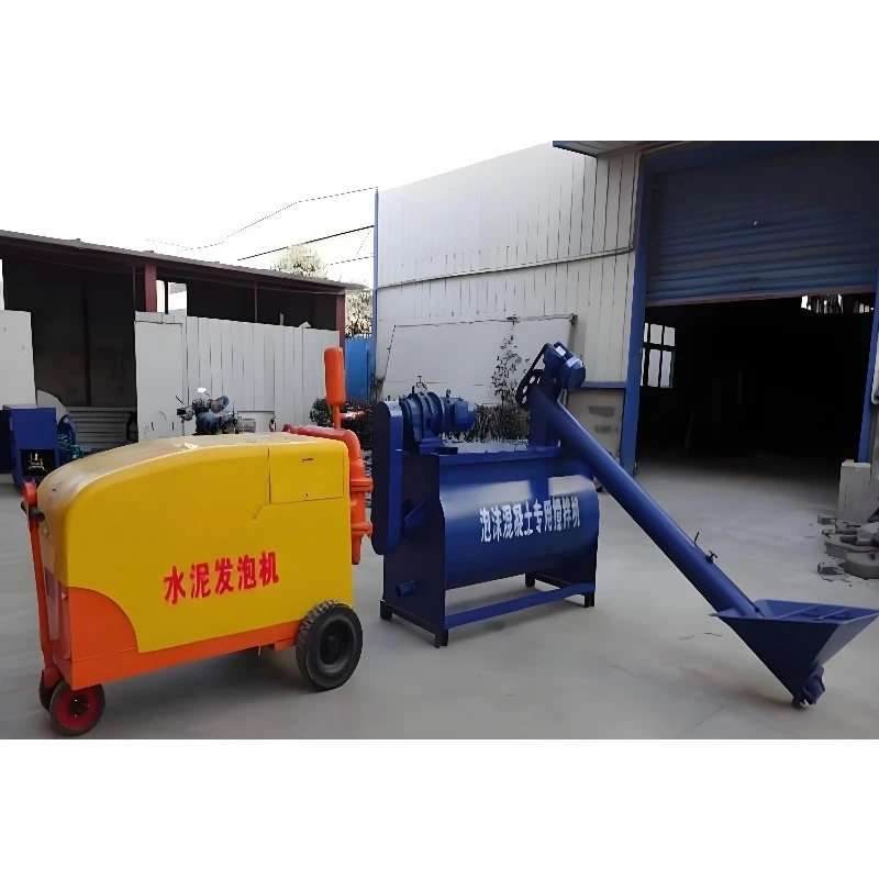 Full Automatic Hydraulic Foam Concrete Production Line 30m³/h Vertical 120m Delivery Construction Equipment