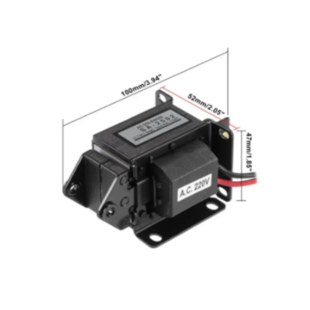 1PC SA-2502 Lift 1.5kg Stroke 15mm AC24V AC 110V 220V AC Tractive Solenoid Electromagnet