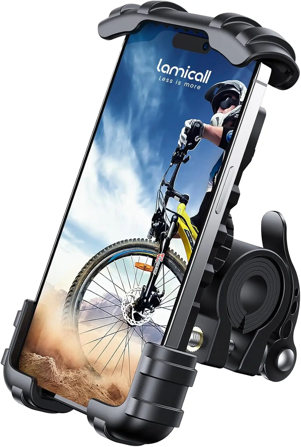 

Motorcycle Phone Holder - Handlebar Mount for iPhone 17 Pro Max, 16, 15 Pro Max, S20, 4.7-6.8' Smartphones