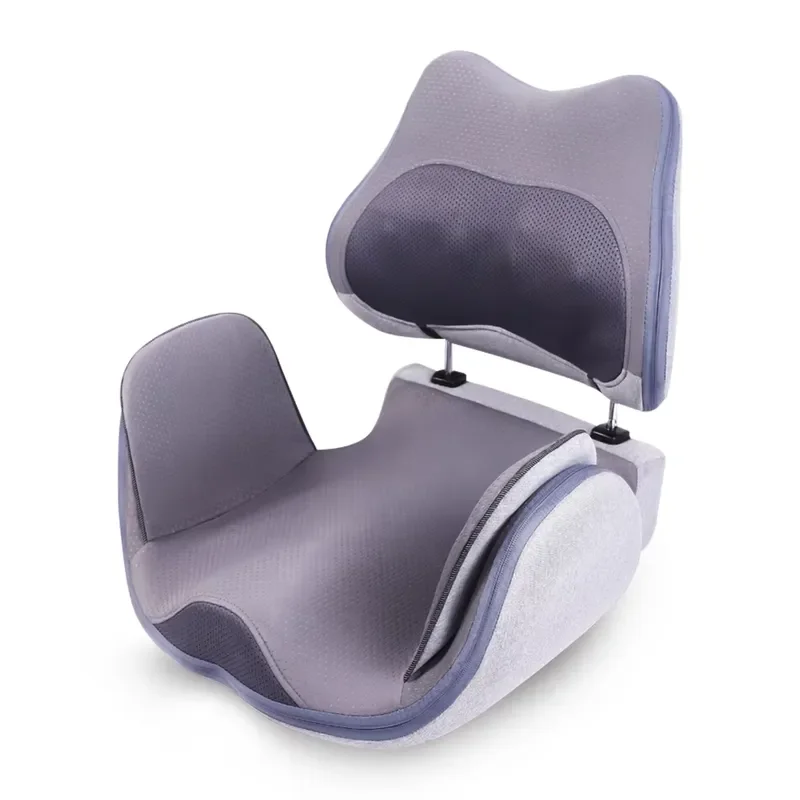 for Electric Heated Massage Seat Cushion with Air Pressure Compression and Vibration Kneading for Office Chair Adjustable
