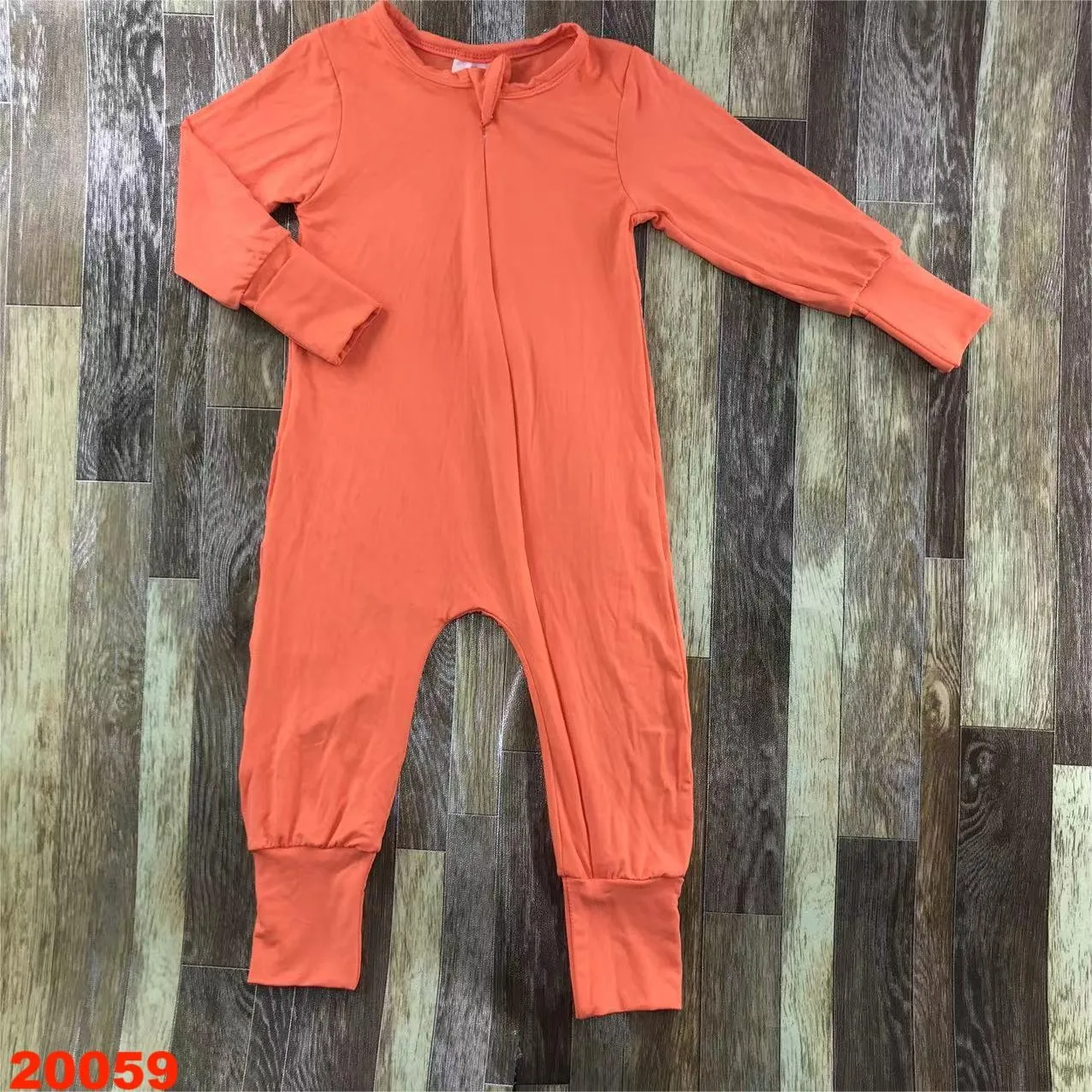 Orange  Girls Boys  Clothing for newborn long Romper  Girls Boutique  0-2 years jumpsuit cotton  home wear easy to wash