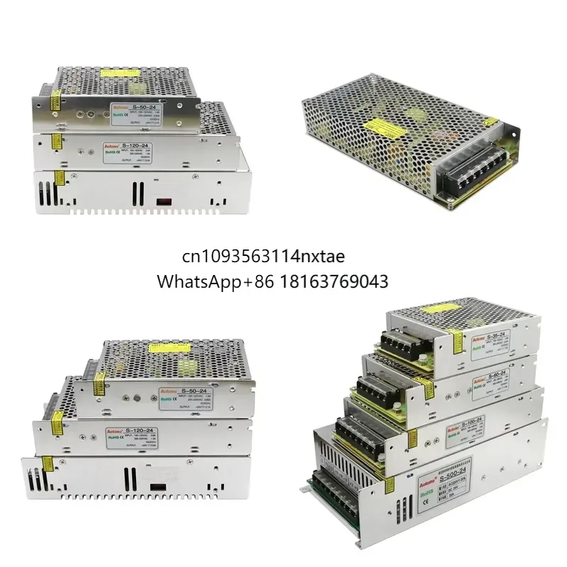 2026 Hot！ 100W S-100-12V Single Output Aluminum 100W Power Supply Power Supply 24v