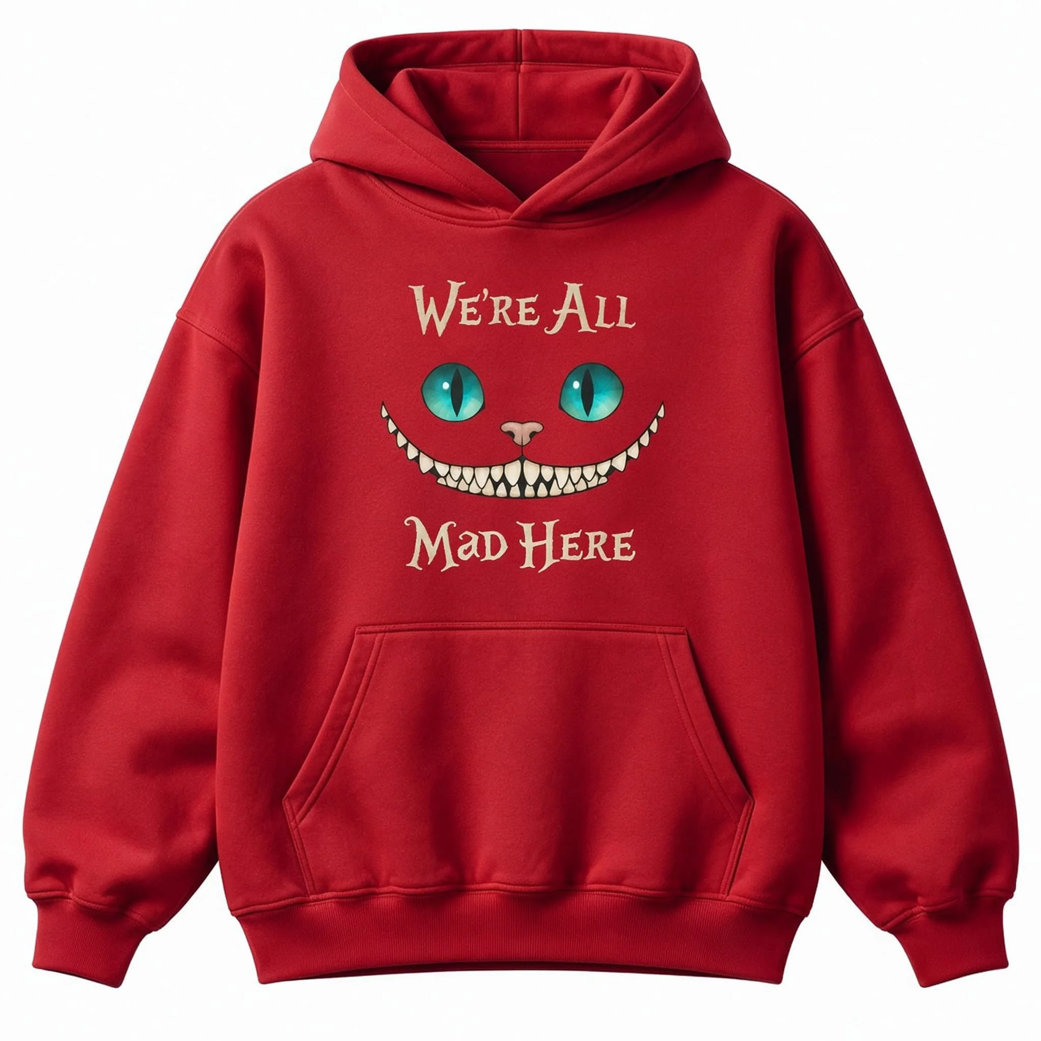 Alice im Wunderland Cheshire-Katze Herbst Winter Verrückter Herren-Hoodie Damen-Sweatshirt Pullover Top Kinder Baumwolle Kinder-Baumwoll-Hoodie – Detail 14