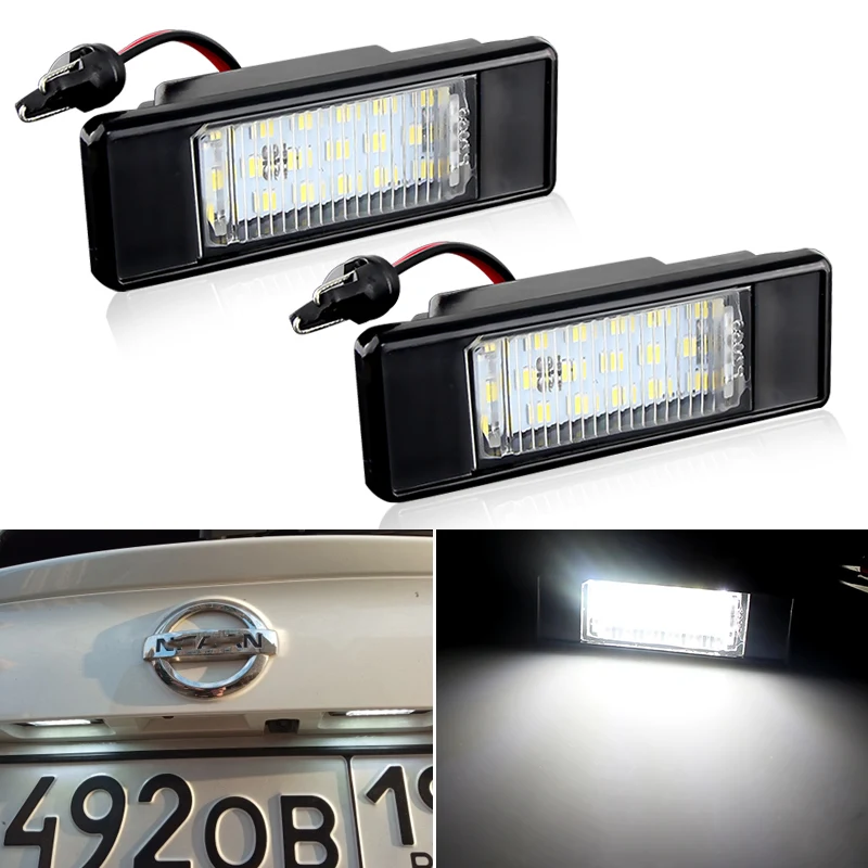 

2Pcs Canbus LED License Number Plate Light Lamp For Mercedes-Benz Sprinter W906 VITO W639 VIANO W639 2003-2014