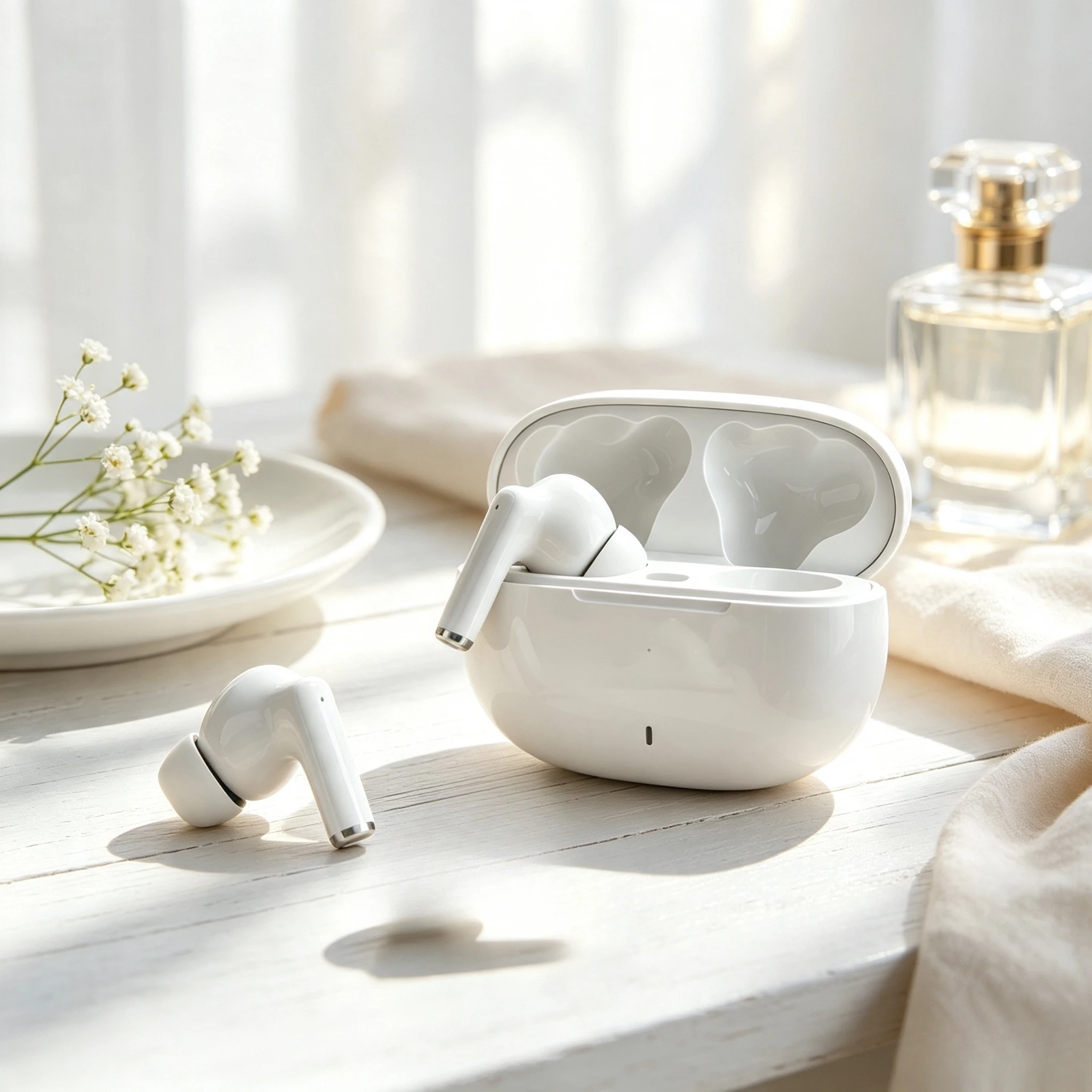 TWS Wireless Headphones Bluetooth Earbuds Bluetooth Earphones Feature Intuitive Gesture Controls for Effortless Music Management