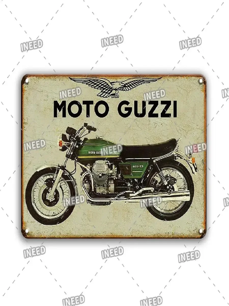 Vintage Motorcycle Metal Tin Sign Poster  Retro Wall Decor for Garage Home Room  INEED Metal Plate Accessories  Stickers