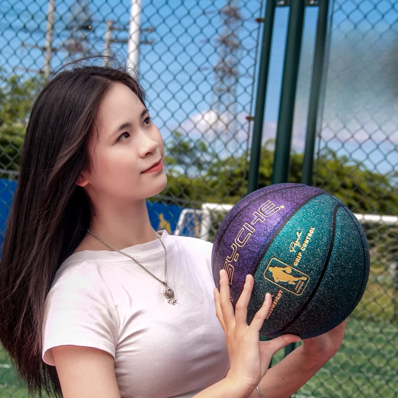 High-grade soft PU basketball wear-resistant youth adult basketball No. 7 basketball High appearance level personality