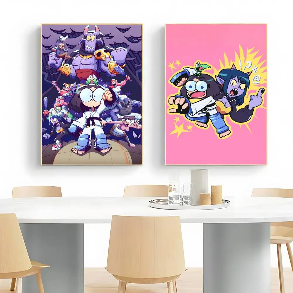 Energetic Sports Japanese Manga P-Punch Punch Forever Poster Wall Art Print Poster Decorative Mural Home Decor Gift Unframed