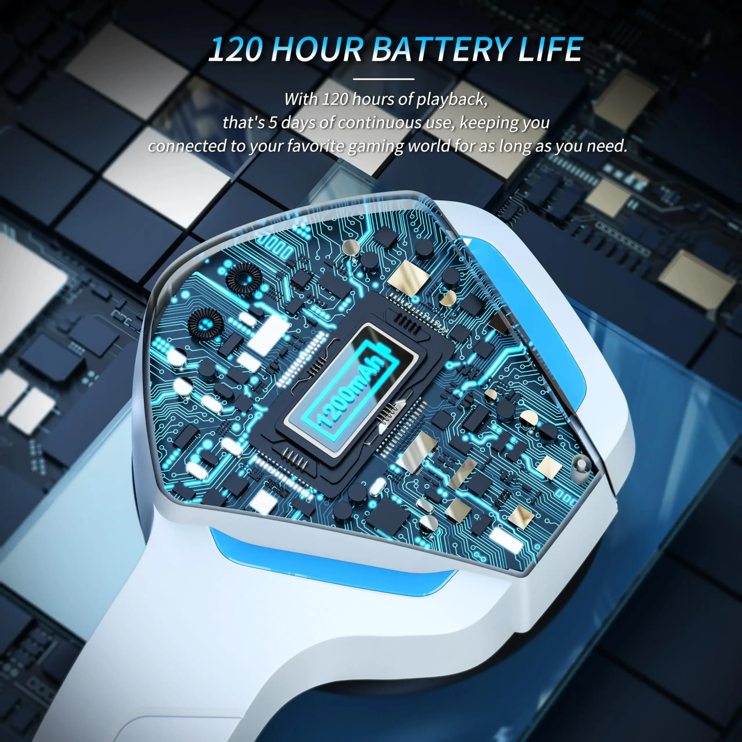 Binnune-マイク付きワイヤレスゲーミングヘッドセット,Bluetooth, USB,PC, PS4, PS5,ラップトップ,コンピューター,bw01,2.4g