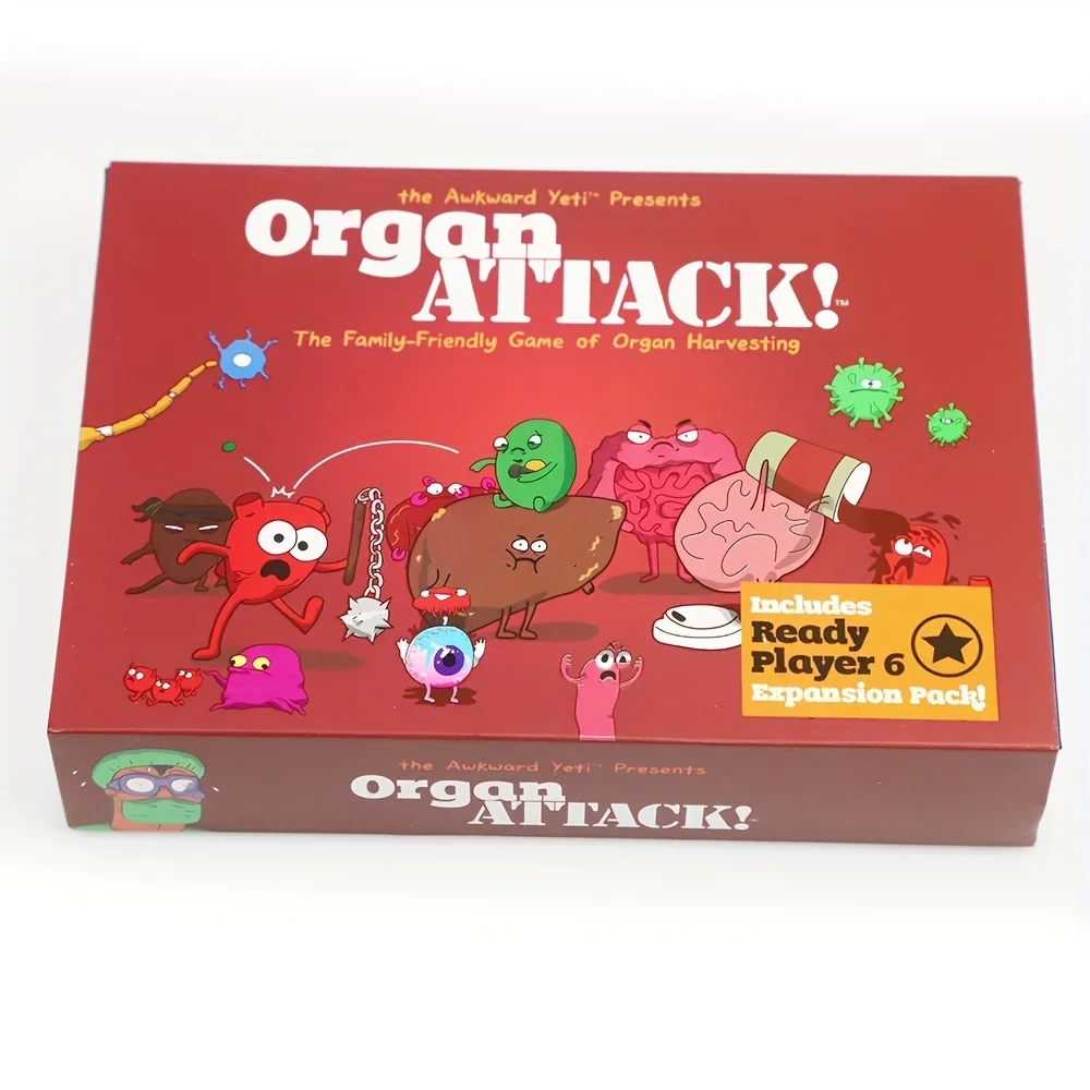 Organ Attack! Tabletop Card Game - Pop Bunny Board games