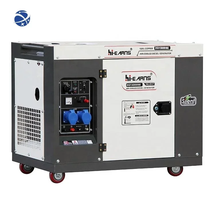 #YUNYI air-cooled single cylinder 1105 engine DG15000SE generator 10 kw