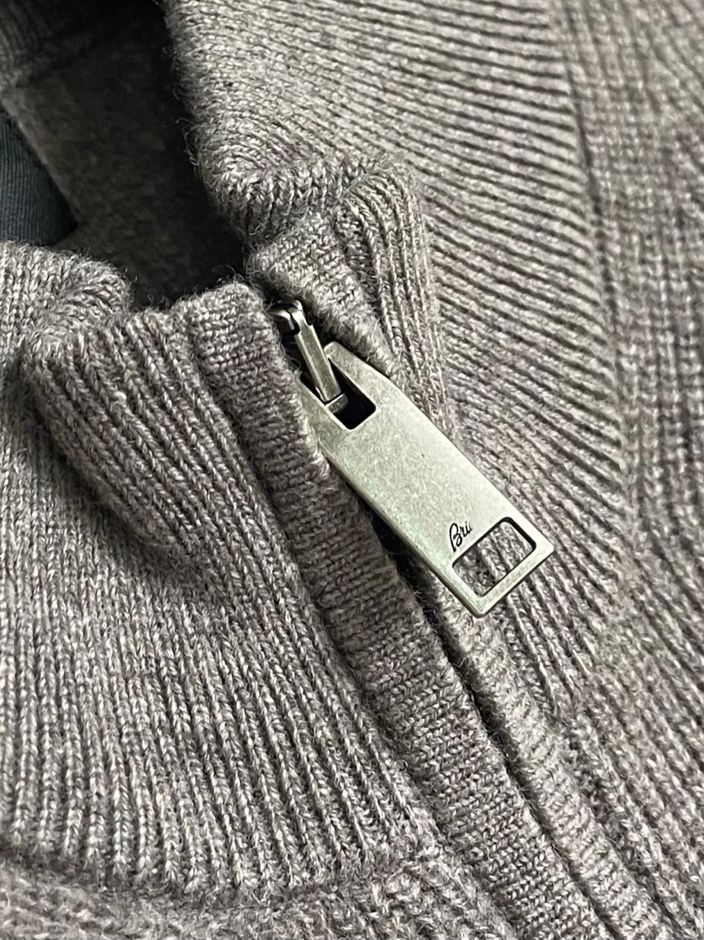 BLLIYOSS solapa camisa de lana de manga larga hombres 2025 nuevo cálido cómodo cremallera elasticidad bordado alta calidad tamaño M-3XL