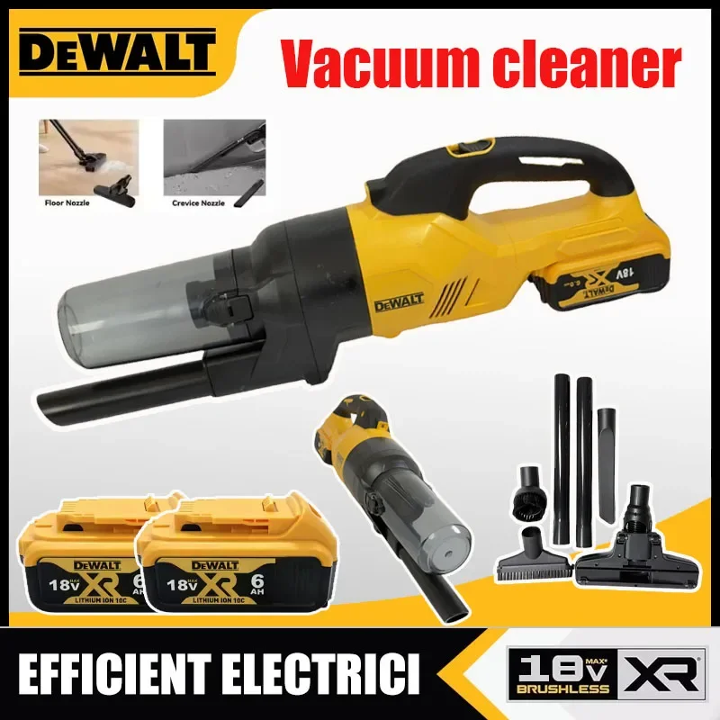 Dewalt Tool Cordless Handheld Vacuum Cleaner for Home and Car Interior Cleaning Machine for Hardwood and Carpet Floors