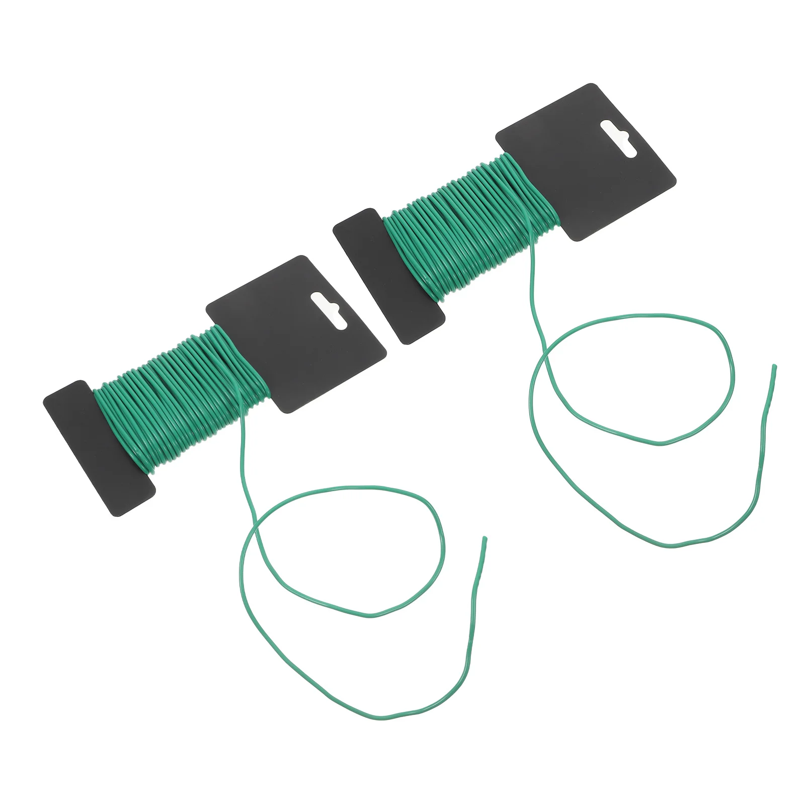 

2 Rolls Flexible Green Garden Wire Ties Reusable Soft Plant Ties for Climbing Plants Garden Supports Gardening Supplies