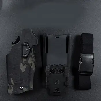 Taktické univerzální rychloupínací pouzdro na zbraň s rychloupínacím mechanismem pro Glock 17 s airsoftovou svítilnou X300 X300U 8 nejlepší prodej Držák puškohledu Henry 17 HMR - №3