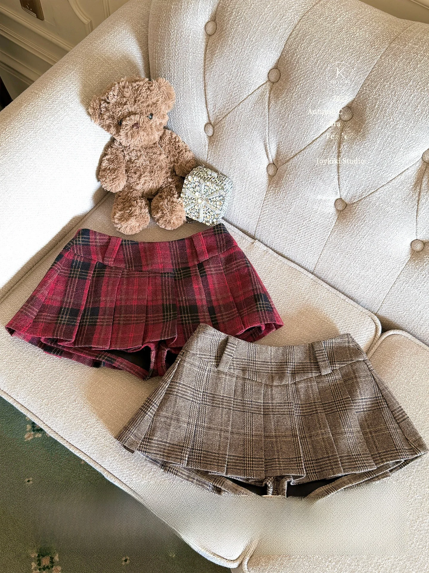 

Юбка Joykiki Thi Winter: универсальная, в стиле преппи, с высокой талией, плиссированная, для молодых женщин, из полиэстера, Ciwalk