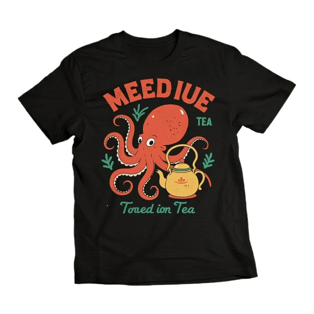 

Octopus Got Into The Teapot Mens T-Shirt. Summer Cotton Short Sleeve O-Neck Unisex T Shirt New S-3XL