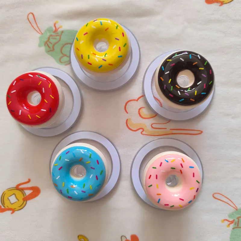 

Cute 3D Donut Candy Cake Phone Grip Tok Korea Holder Ring For iPhone Universal Accessories For Magsafe Lovely Stand