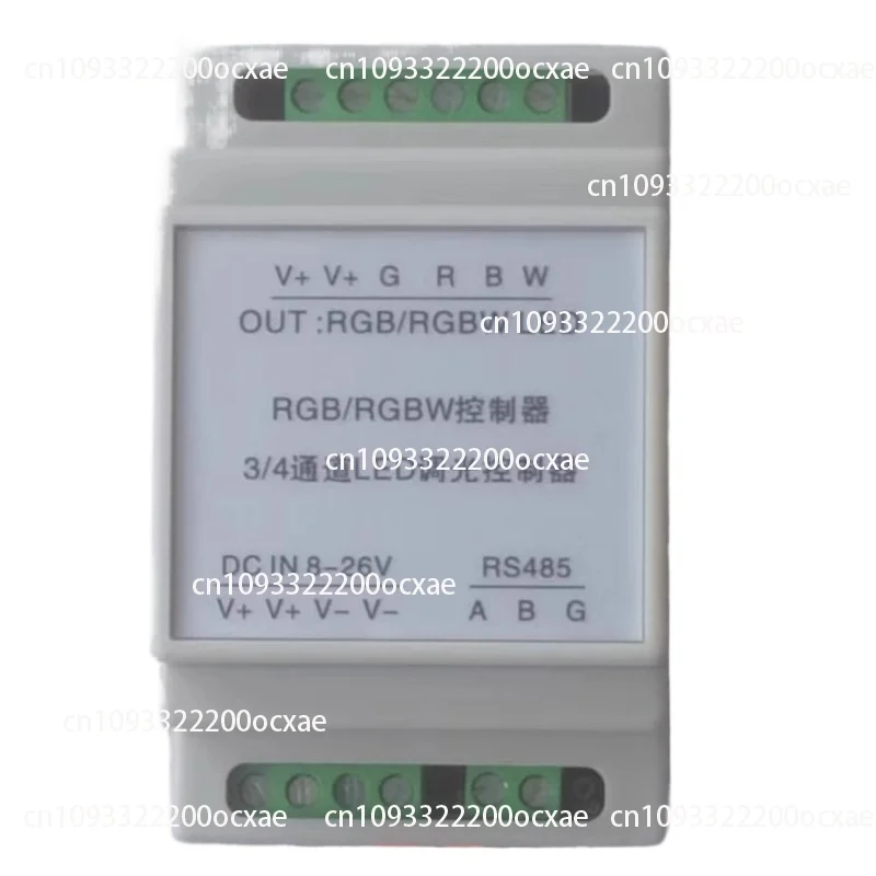 

Full color RGB light strip controller RS485 LED dimming WE102 RGBW controller