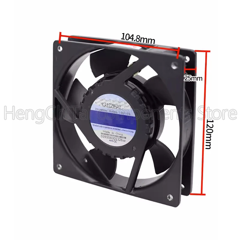 Ventilador De Refrigeração Original, 220V, KA1225HA2, 100% De Trabalho