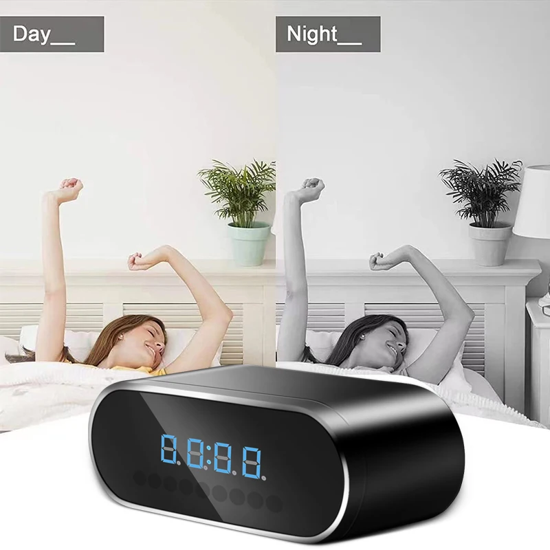 4k 1080p Hd Mini Camera Clock Camera Wireless Wifi Camera Micro Cam IR Night View Alarm Camcorder Surveillance Camera