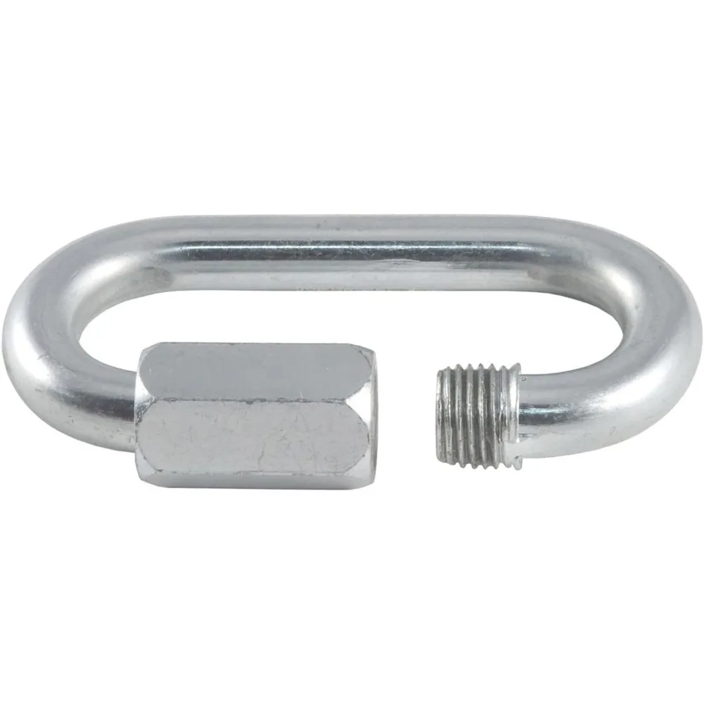 Clip de mosquetón con gancho de cadena de seguridad para remolque de alta resistencia, 5/16 pulgadas de diámetro, resistencia a la rotura de 8,800 libras