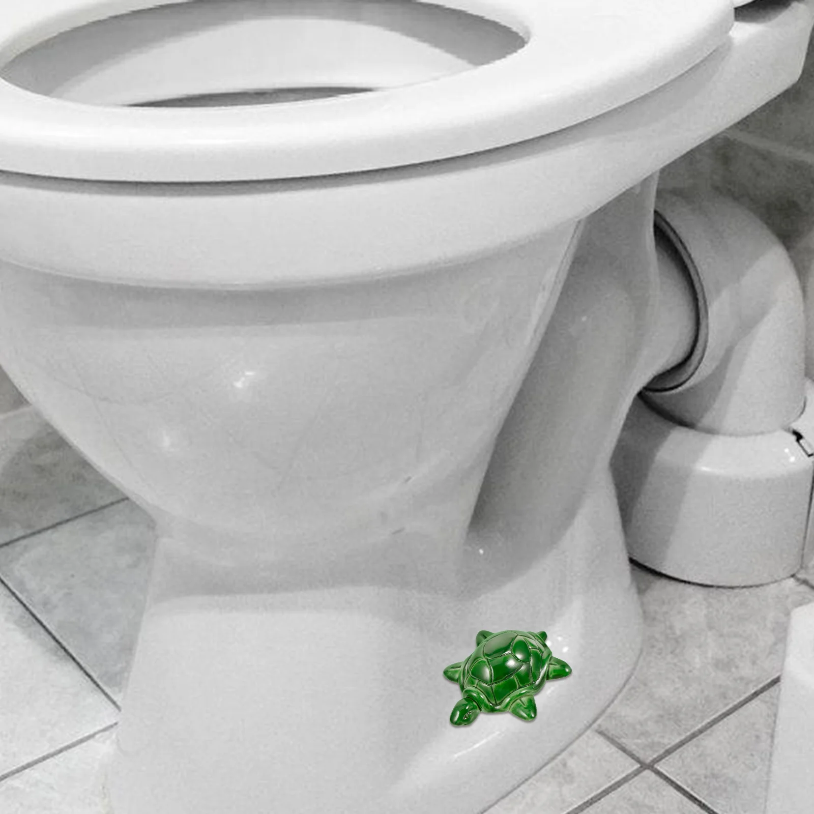 لطيف السلحفاة نمط المرحاض الترباس غطاء تغليف السيراميك العالمي صالح غطاء الزخرفية لتركيب المرحاض مسامير دفع على التثبيت رقم #4