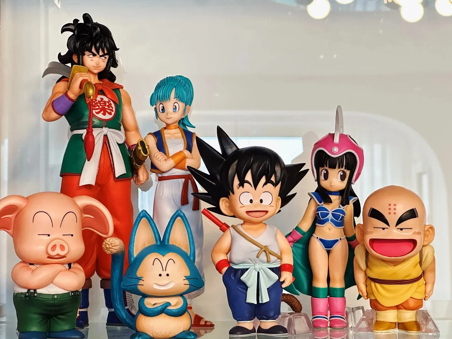 Neue Dragon Ball Z Super Saiyan Son Goku Anime-Figuren, Krillin, Chichi, Bulma, Puar, Oolong Actionfiguren-Modelle – Detail 2