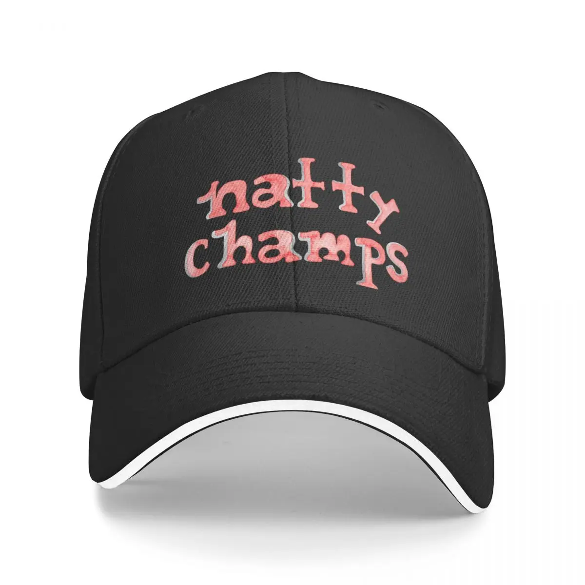 Natty Champs - Silver Foil Baseball Cap derby hat Luxury Cap Trucker Hat Caps For Women Men's