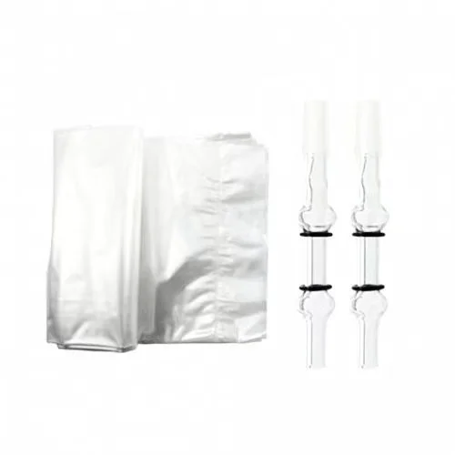 Adattatore per palloncini in vetro con rotolo di sacchetti per palloncini O Ring per Arizer XQ2 Extreme Q, V-Tower