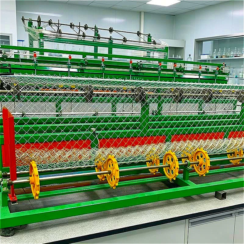 Double Layer PVC Coated Wire Chain Link Fence Machine for Outdoor Weather Resistance Plastic Coated Steel for Beach Resort Fence
