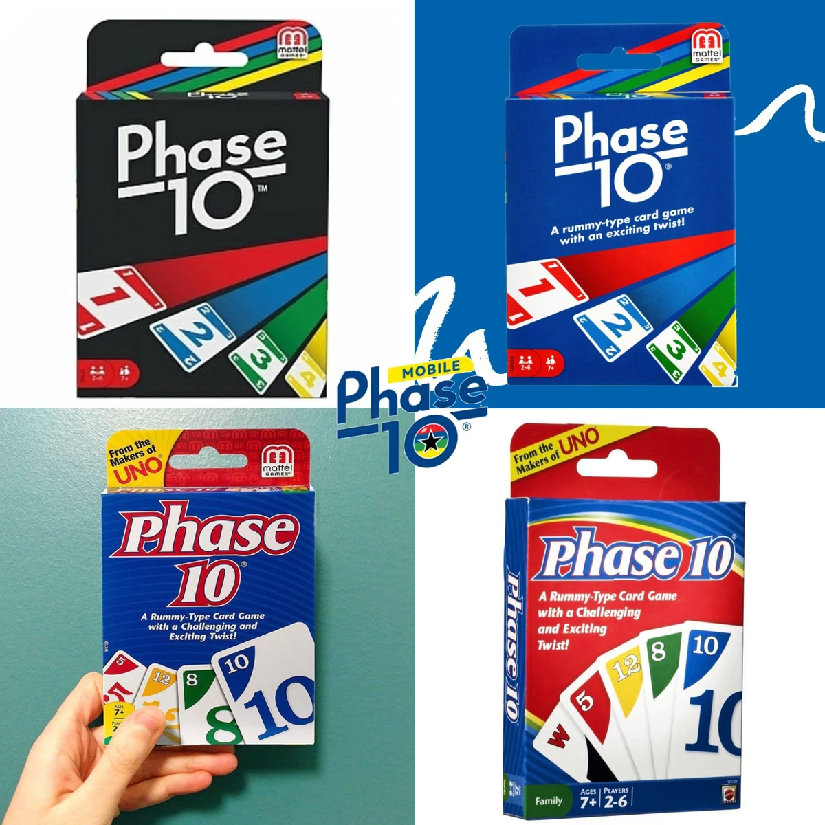 PHASE10&UNO Dragon Ball Pairing Card Game Multiplayer Family Gathering Chessboard Game Fun Friends Entertainment Poker