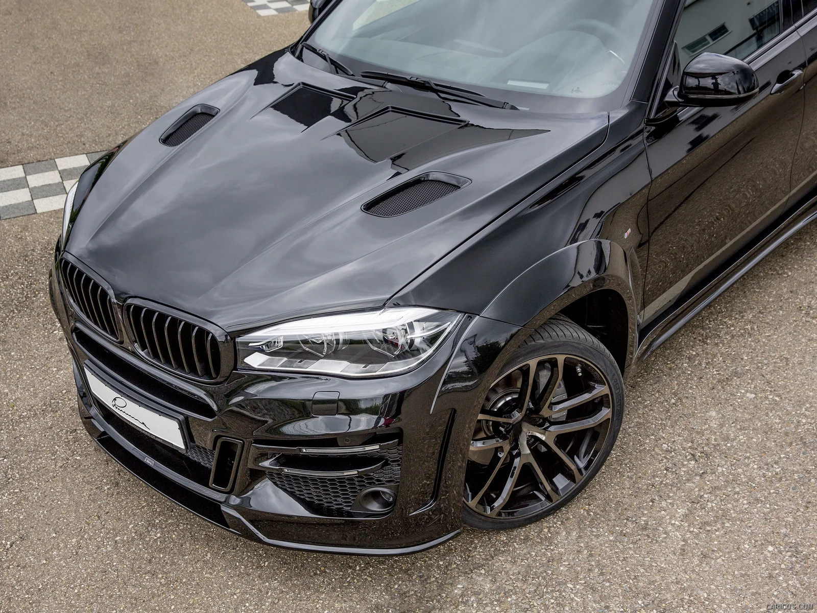 Cappe per auto kit carrozzeria paraurti per auto in vera fibra di carbonio di alta qualità per F16 X6